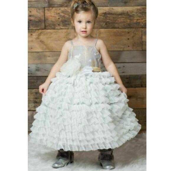 Magpie & Mabel Dahlia Dress - Deer Print - Size 6 - Picture 3 of 8